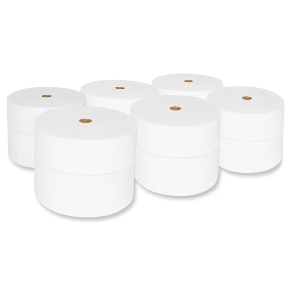 Morcon Paper 2-Ply Septic Safe Small Core Bath Tissue - White (12 Rolls/Carton)