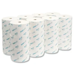 Morcon Paper 1-Ply Small Core Septic-Safe Bath Tissue - White (2500 Sheets/Roll, 24 Rolls/Carton)