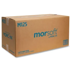 Morcon Paper 1-Ply Small Core Septic-Safe Bath Tissue - White (2500 Sheets/Roll, 24 Rolls/Carton)