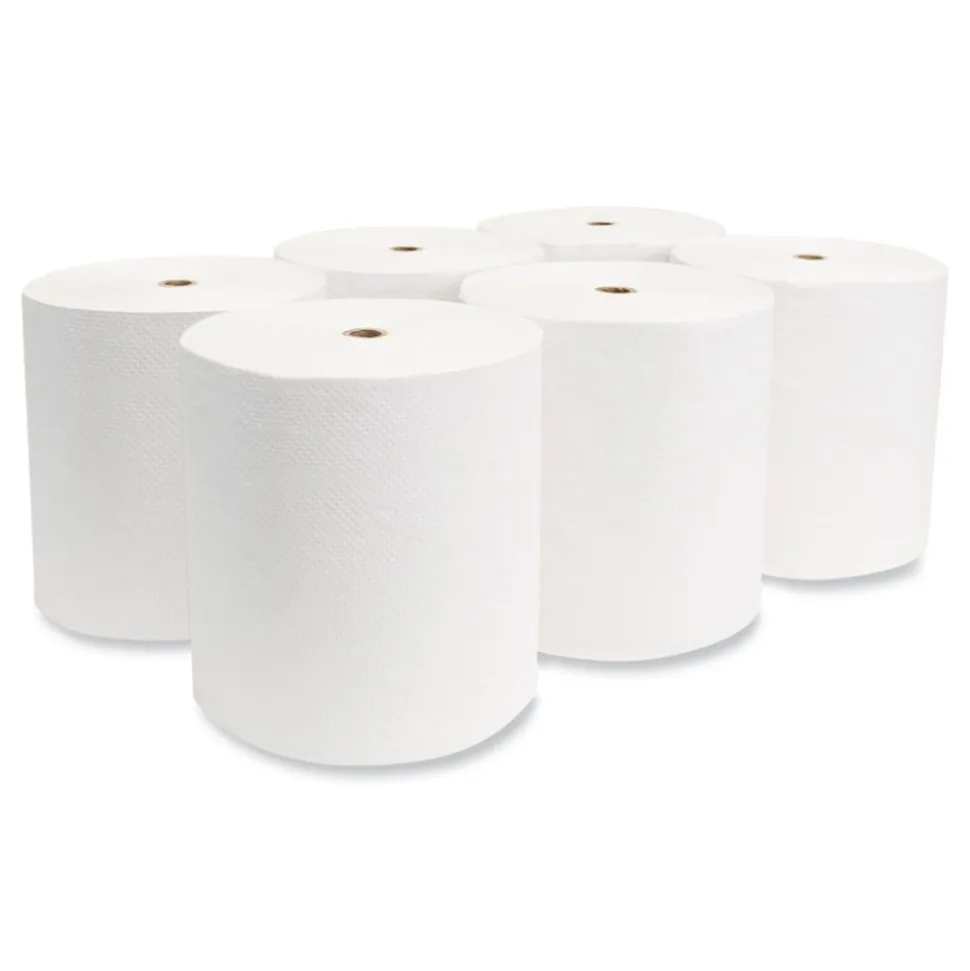 Morcon Paper Valay 8 in. x 800 ft. Proprietary TAD Roll Towels - White (6 Rolls/Carton)