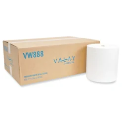 Morcon Paper Valay 8 in. x 800 ft. Proprietary TAD Roll Towels - White (6 Rolls/Carton)