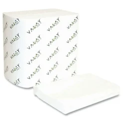 Morcon Paper Valay 6.5 in. x 8.25 in. 2-Ply Interfolded Napkins - White (6000/Carton)