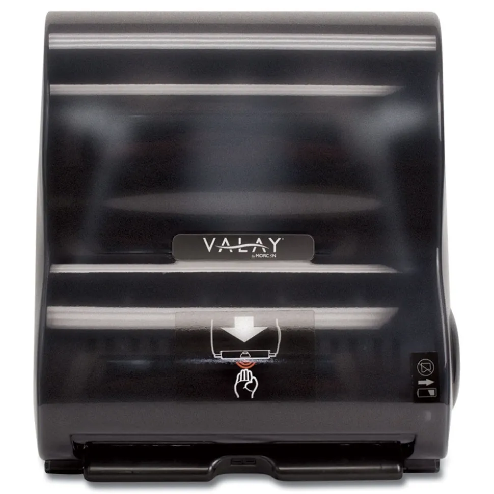 Morcon Paper VT1010 Valay 10 in. Roll Towel Dispenser - Black