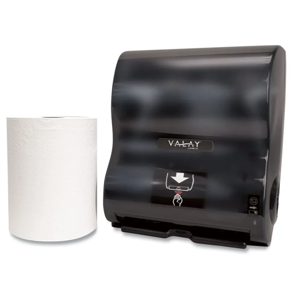 Morcon Paper VT1010 Valay 10 in. Roll Towel Dispenser - Black