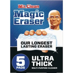 Mr. Clean 4.6 in. x 2.3 in. 1.2 in. Thick Ultra-Thick Magic Eraser - White (10/Carton)