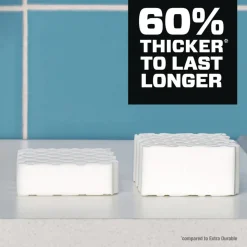 Mr. Clean 4.6 in. x 2.3 in. 1.2 in. Thick Ultra-Thick Magic Eraser - White (10/Carton)