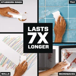 Mr. Clean 4.6 in. x 2.3 in. 1.2 in. Thick Ultra-Thick Magic Eraser - White (10/Carton)