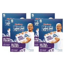 Mr. Clean 4.6 in. x 2.3 in. 0.7 in. Thick Ultra Foamy Magic Eraser - White (20/Carton)