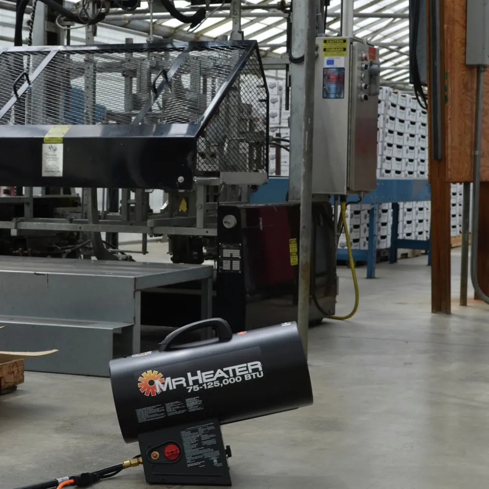Mr. Heater MHQ125FAV 75,000 - 125,000 BTU Forced Air Propane Heater