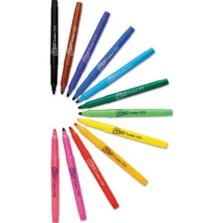 Mr. Sketch Scented Stix Fine Bullet Tip Watercolor Marker Set School Pack - Assorted Colors (216/Set)