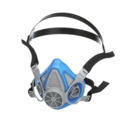 MSA Advantage 200 LS Respirator with 2-Piece Neckstrap - Medium, Blue