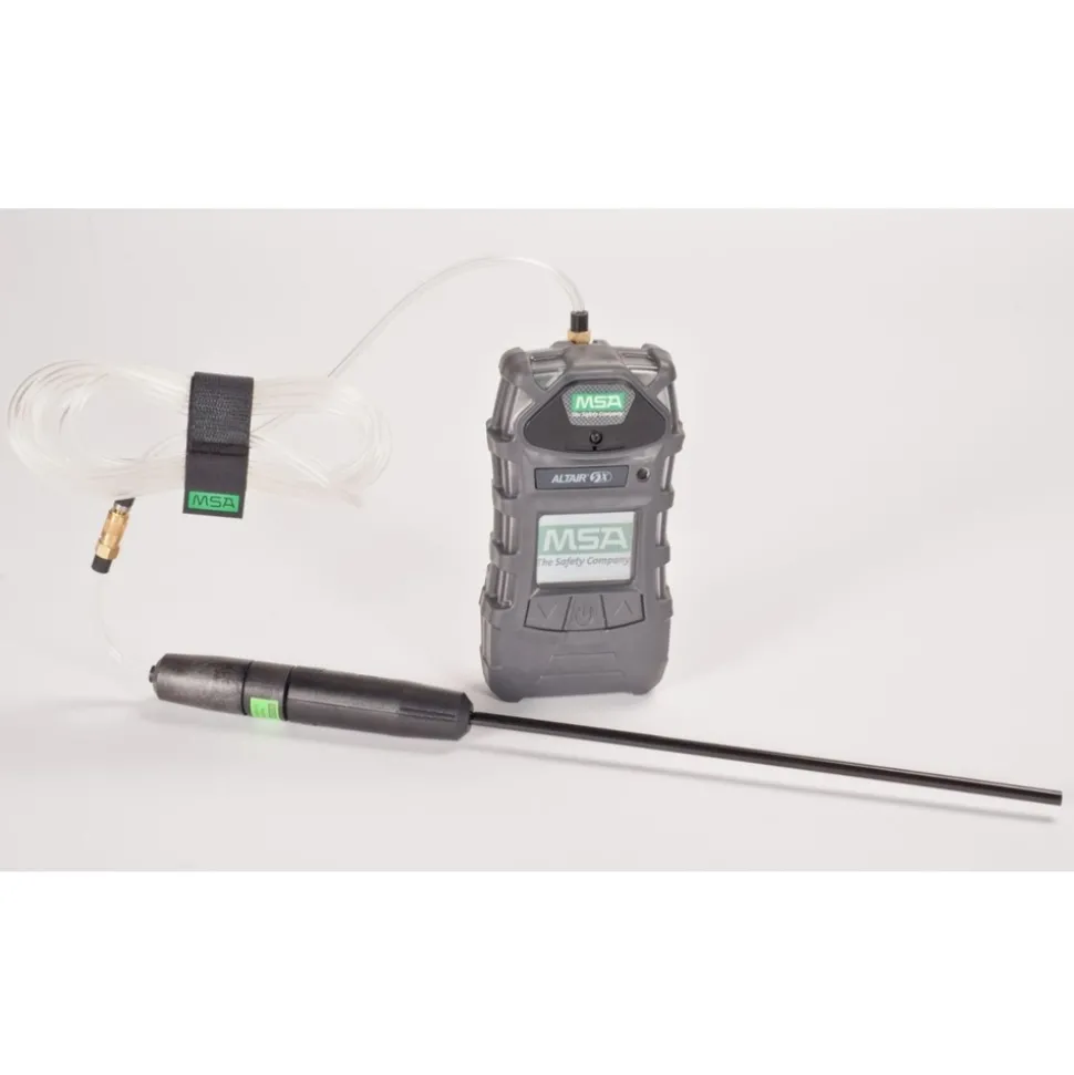 MSA ALTAIR Monochrome Display 10 ft. Line 1 ft. Probe 5X Gas Detector (LEL, O2, CO, H2S, SO2) - (Charcoal)
