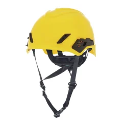 MSA V-Gard H1 Fas-Trac III No Reflective Stripes Novent Pro Safety Helmet - Yellow