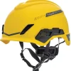 MSA V-Gard H1 Fas-Trac III Pivot Tri-Vent H1 Safety Helmet - Standard, Yellow