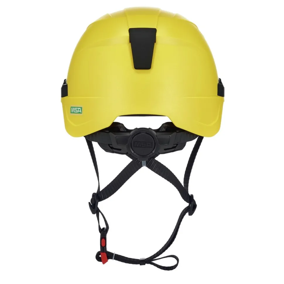 MSA V-Gard H2 Vented Safety Helmet - Yellow