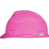 MSA V-Gard Slotted Cap with Staz-On Suspension - Hot Pink