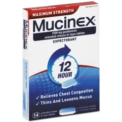 Mucinex 14-Tablets Maximum Strength Expectorant