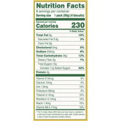 Nabisco 00 44000 02908 00 1.76 oz. Pack belVita Breakfast Biscuits - Blueberry (8 Packs/Box, 8 Boxes/Carton)