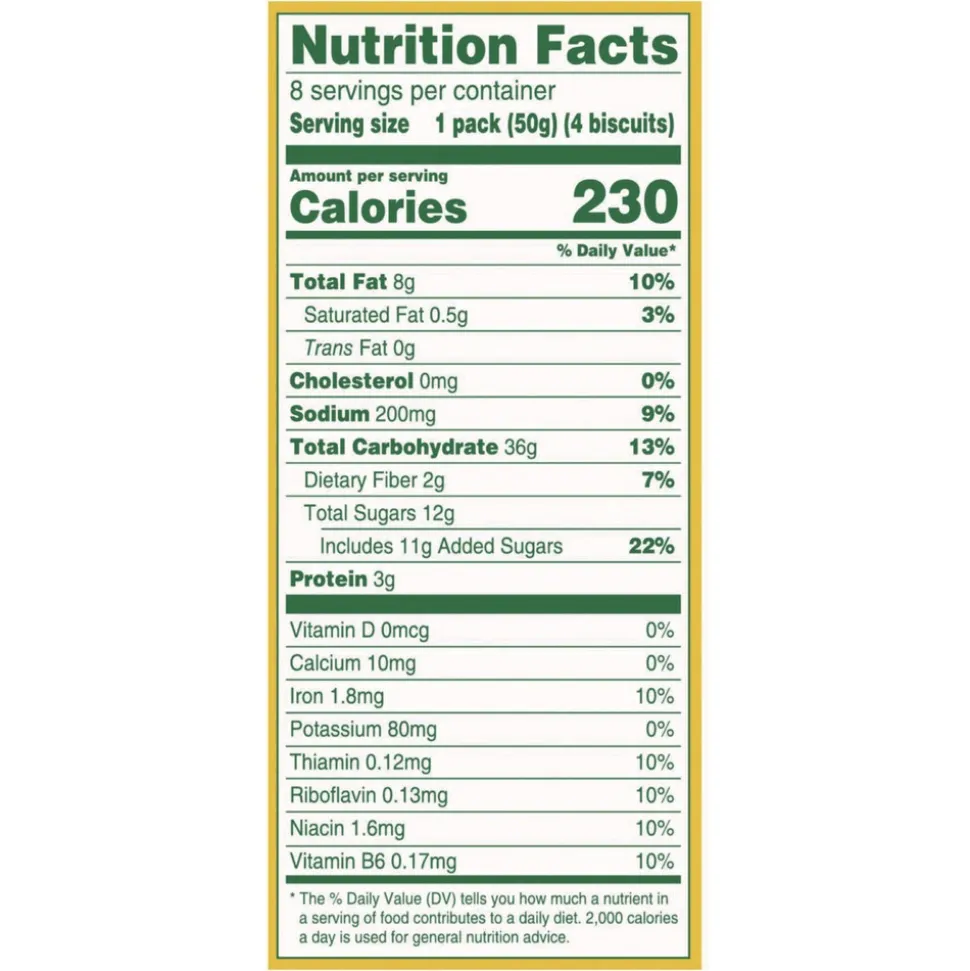 Nabisco 00 44000 02908 00 1.76 oz. Pack belVita Breakfast Biscuits - Blueberry (8 Packs/Box, 8 Boxes/Carton)