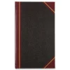 National Texthide 14 x 8.5 Sheets 1-Subject Medium/College Rule Record Book - Black/Burgundy Cover