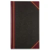 National Texthide Eye-Ease 14.25 in. x 8.75 in. Sheets Record Book - Black/Burgundy/Gold Cover