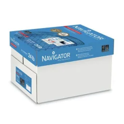 Navigator 97 Bright 24 lbs. Bond Weight 8.5 in. x 11 in. Premium Multipurpose Copy Paper - White (10/Carton)