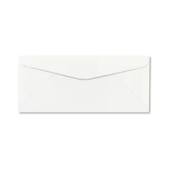 Neenah Paper 4.13 in. x 9.5 in. CLASSIC CREST Commercial Flap Gummed Closure #10 Envelope - Avon Brilliant White (500/Box)