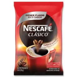 Nescafe 12524962 8 oz Dark Roast Instant Coffee - Clasico (12/Carton)