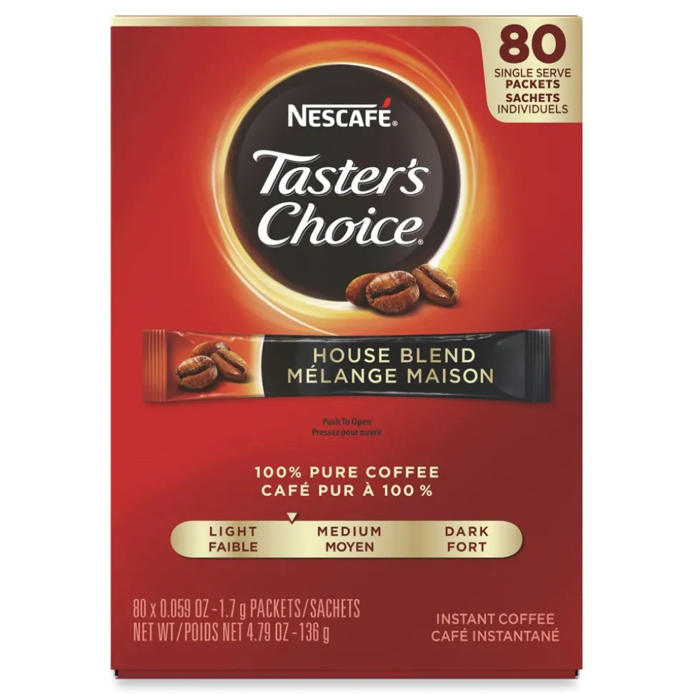 Nescafe 11005773 .06 oz Taster's Choice Stick Pack - House Blend (480/Carton)