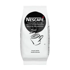 Nescafe 2 lb Bag Frothy Coffee Beverage - French Vanilla (6/Carton)