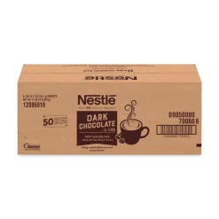 Nestle 12096919 0.71 oz Hot Cocoa Mix Packet - Dark Chocolate (300/Carton)