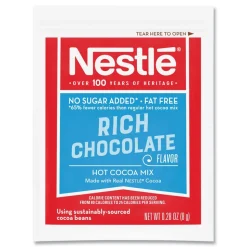 Nestle 12240821 0.28 oz Hot Cocoa Mix Packet - Rich Chocolate (180/Carton)