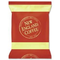 New England Coffee 026480 2.5 oz. Coffee Portion Packs - Eye Opener Blend (24/Carton)
