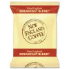 New England Coffee 026260 2.5 oz. Coffee Portion Packs - Breakfast Blend (24/Carton)
