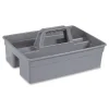 Nexstep Commercial Products MaxiRough Maid Caddies, 2 Compartments, 12 x 7, Gray