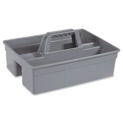 Nexstep Commercial Products MaxiRough Maid Caddies, 2 Compartments, 12 x 7, Gray