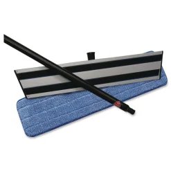 Nexstep Commercial Products MaxiPlus Microfiber Pads, 18-in, Blue