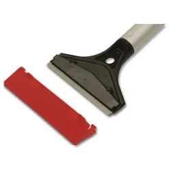 Nexstep Commercial Products MaxiPlus Window and Floor Scraper, 4-in Blade Width, 48-in Handle Length