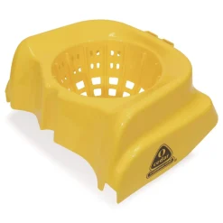 Nexstep Commercial Products MaxiRough Institutional Mop Bucket and Wringer, 35 qt, Yellow