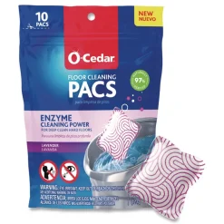 O-Cedar Cleaning PACS - Lavender Scent (8 Packs/Carton)