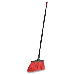 O-Cedar Commercial 56 in. Handle MaxiStrong Angle Broom - Black (6/Carton)