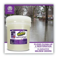 OdoBan 5 Gallon Pail Concentrated Odor Eliminator and Disinfectant - Lavender Scent