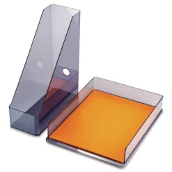 Officemate Desktop Document Organization Set Letter-Sized Horizontal Tray Magazine File