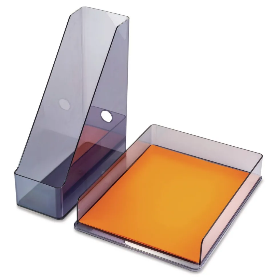 Officemate Desktop Document Organization Set Letter-Sized Horizontal Tray Magazine File