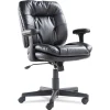 OIF Executive Swivel/Tilt Chair (Fixed T-Bar Arms/ Black)
