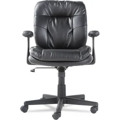 OIF Executive Swivel/Tilt Chair (Fixed T-Bar Arms/ Black)