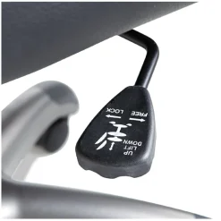 OIF Executive Swivel/Tilt Leather High-Back Chair (Fixed Arched Arms/Black)