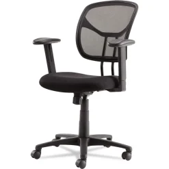 OIF Swivel/tilt Mesh Task Chair (Height Adjustable T-Bar Arms-Black/chrome)