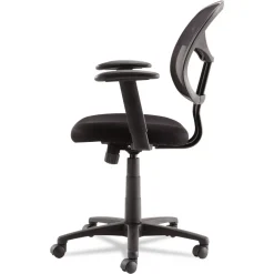 OIF Swivel/tilt Mesh Task Chair (Height Adjustable T-Bar Arms-Black/chrome)
