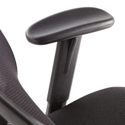 OIF Swivel/tilt Mesh Task Chair (Height Adjustable T-Bar Arms-Black/chrome)